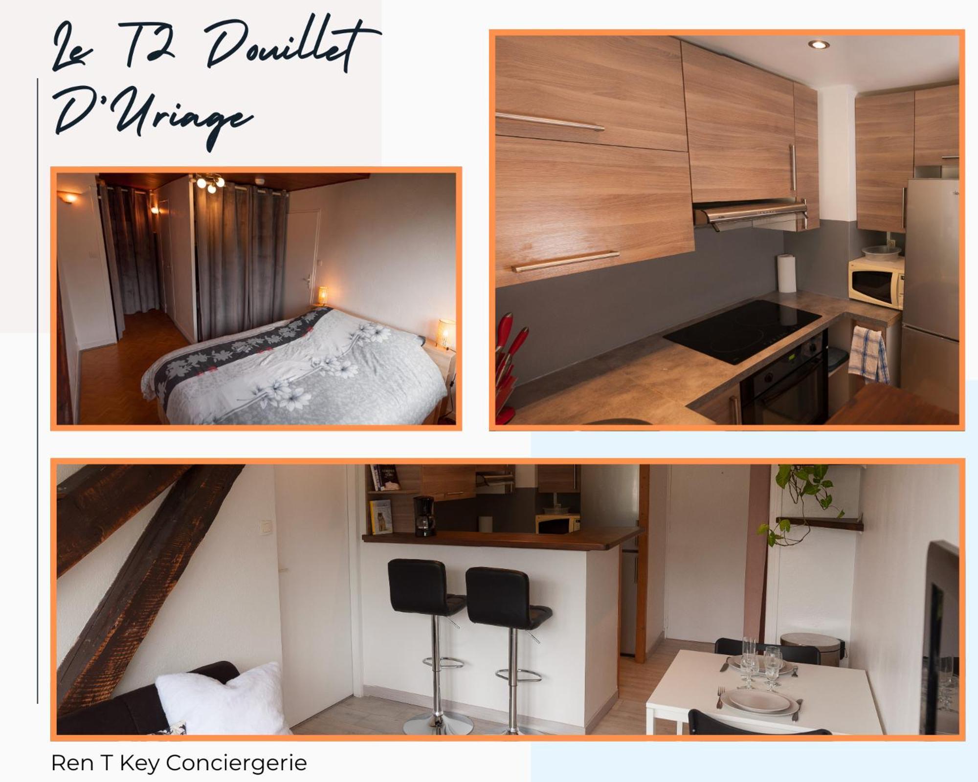 Le T2 Douillet D'Uriage - Residence Le Louvre - Cure Thermale Uriage- Proche Chamrousse - Jusqu'A 3 Personnes - Region Agreable En Toute Saison Vaulnaveys-le-Haut Екстер'єр фото